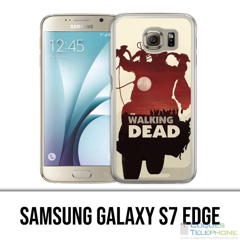 Samsung Galaxy S7 Edge Hülle - Walking Dead Moto Fanart
