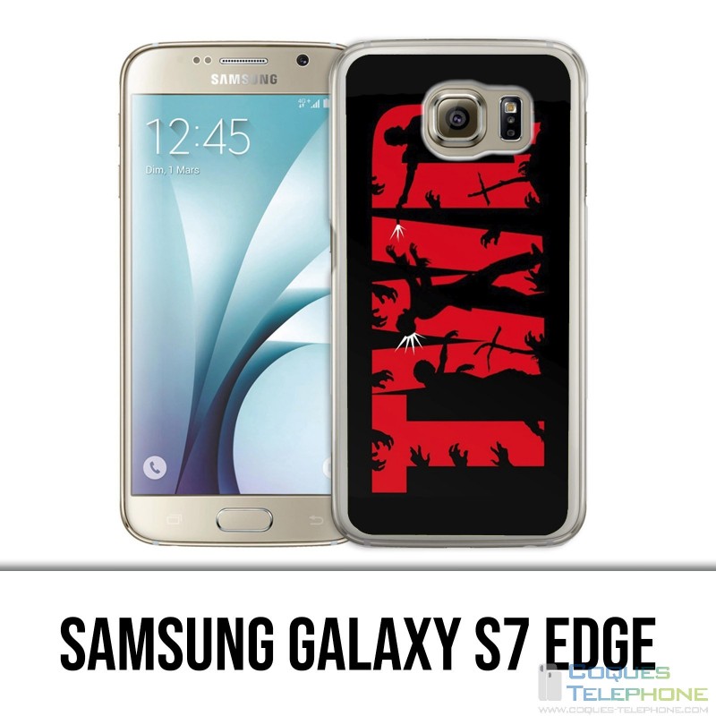 Custodia per Samsung Galaxy S7 Edge - Walking Dead Twd Logo