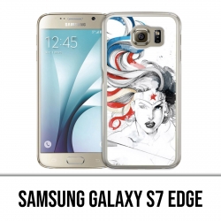 Custodia per Samsung Galaxy S7 Edge - Wonder Woman Art Design