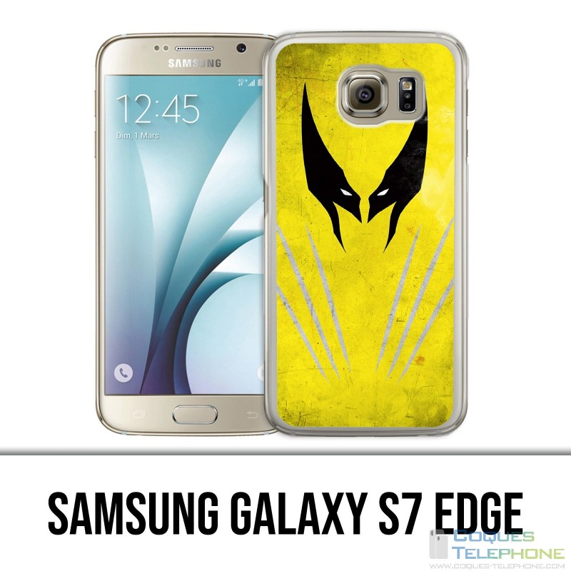 Carcasa Samsung Galaxy S7 Edge - Xmen Wolverine Art Design