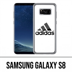 Custodia Samsung Galaxy S8 - Logo Adidas bianco