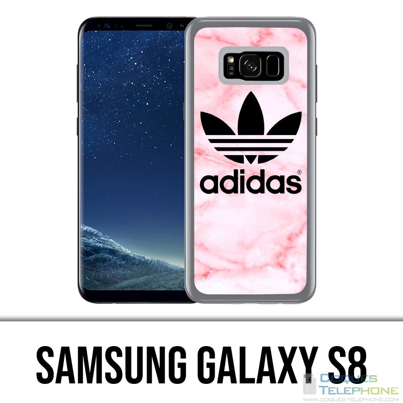 Disturbio motor Completamente seco Funda Samsung Galaxy S8 - Adidas Marble Pink