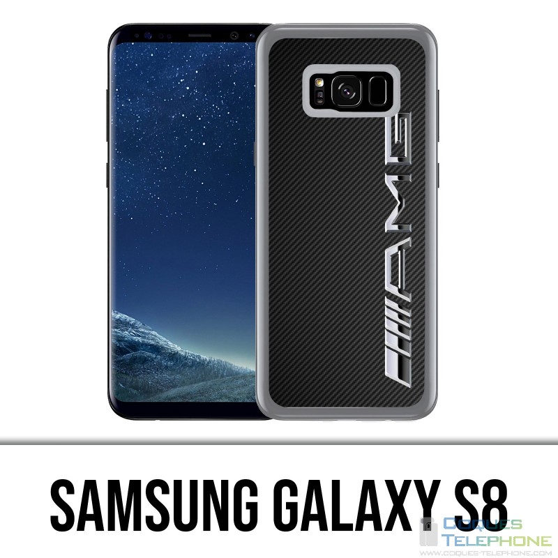 Samsung Galaxy S8 Hülle - Amg Carbon Logo