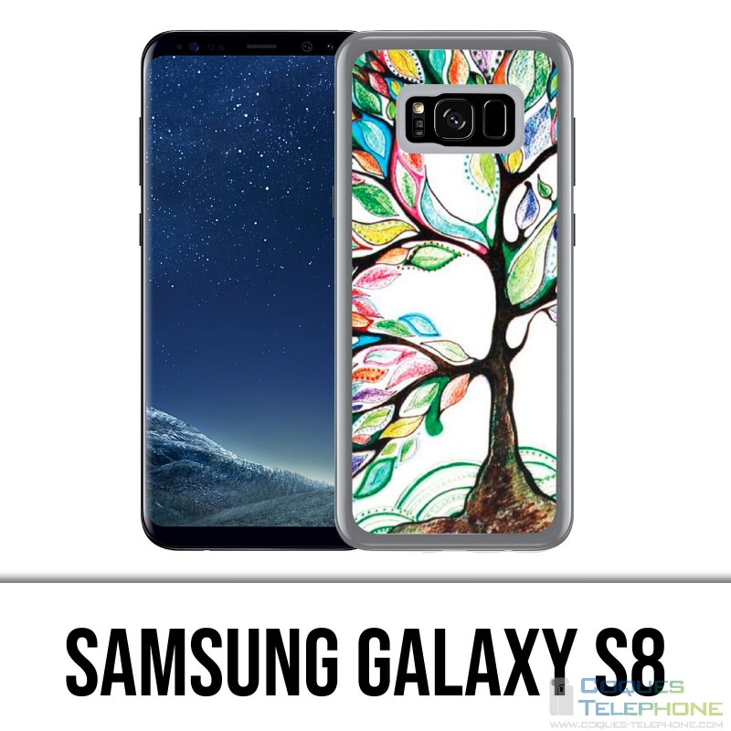 Carcasa Samsung Galaxy S8 - Árbol multicolor