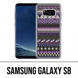 Custodia Samsung Galaxy S8 - Viola Azteque