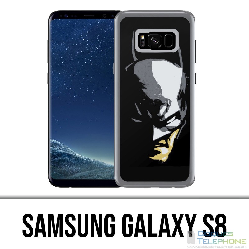 Samsung Galaxy S8 Hülle - Batman Paint Face