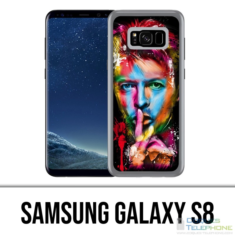 Custodia Samsung Galaxy S8 - Bowie Multicolore