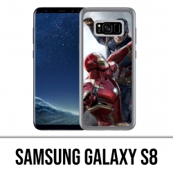Custodia Samsung Galaxy S8 - Captain America Iron Man Avengers Vs