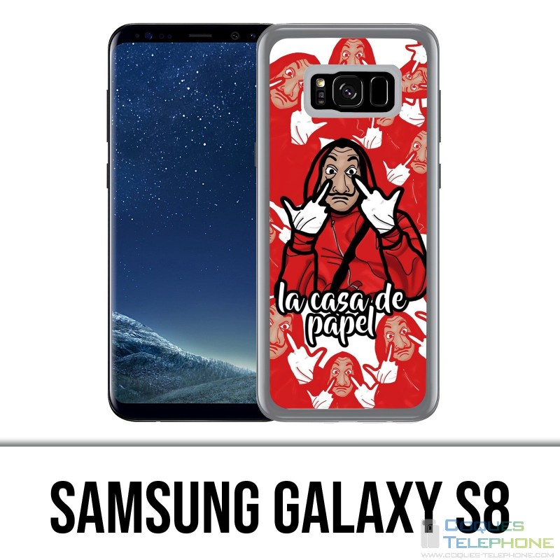 Carcasa Samsung Galaxy S8 - Cartoon Casa De Papel