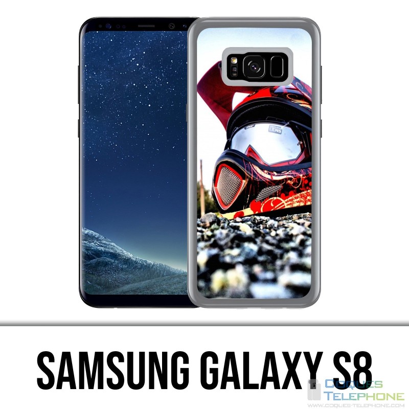 Coque Samsung Galaxy S8 - Casque Moto Cross