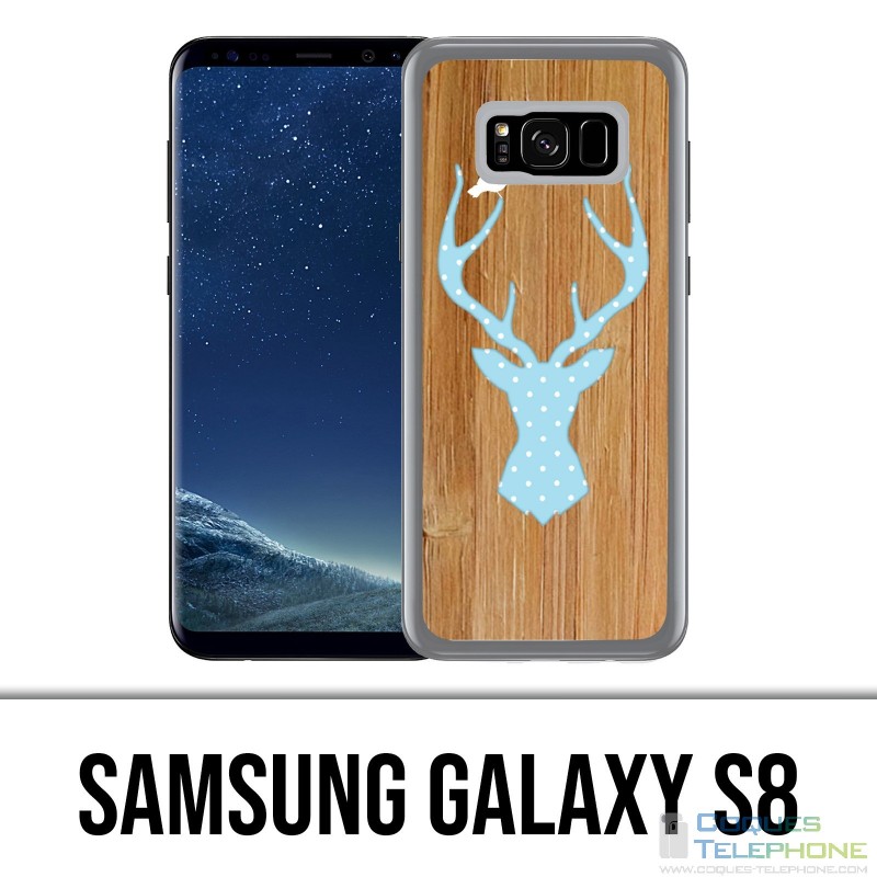 Samsung Galaxy S8 Hülle - Wood Deer