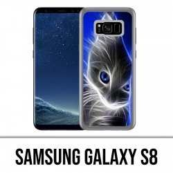 Coque Samsung Galaxy S8 - Chat Blue Eyes