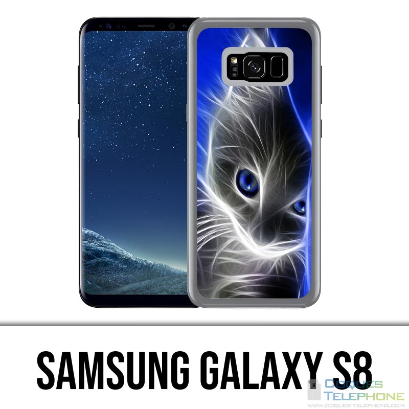 Custodia Samsung Galaxy S8 - Cat Blue Eyes