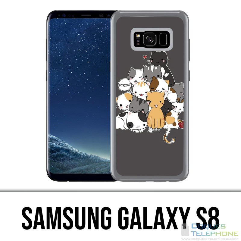 Samsung Galaxy S8 case - Chat Meow