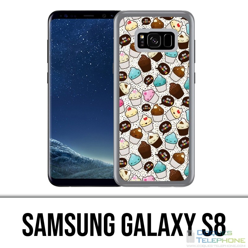 Coque Samsung Galaxy S8 - Cupcake Kawaii