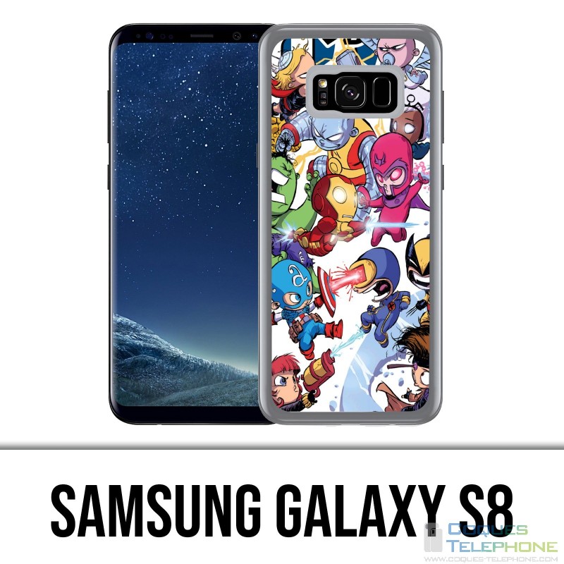 Custodia Samsung Galaxy S8 - Cute Marvel Heroes