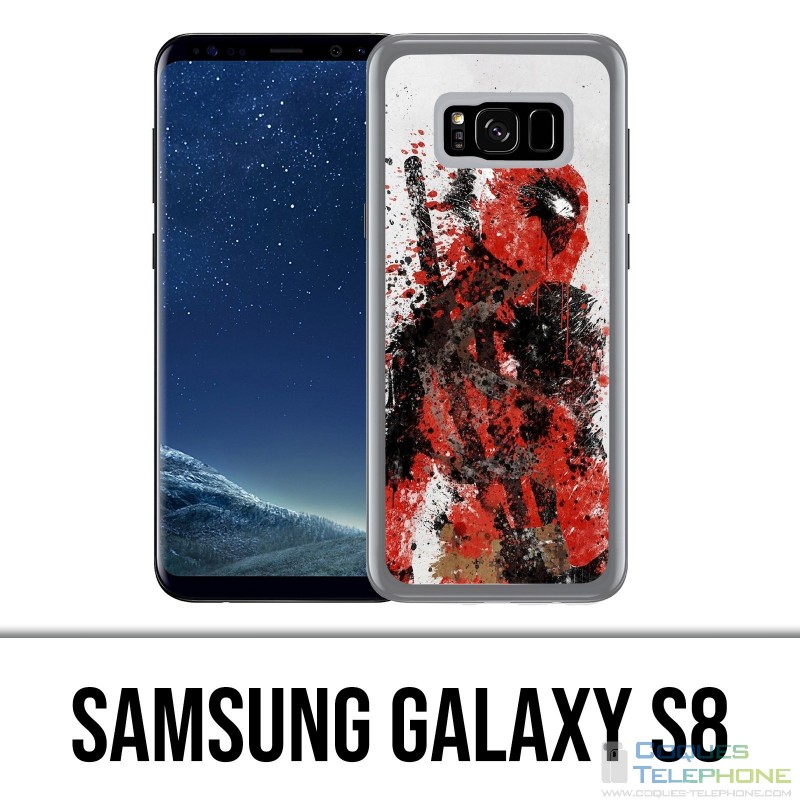 Carcasa Samsung Galaxy S8 - Deadpool Paintart