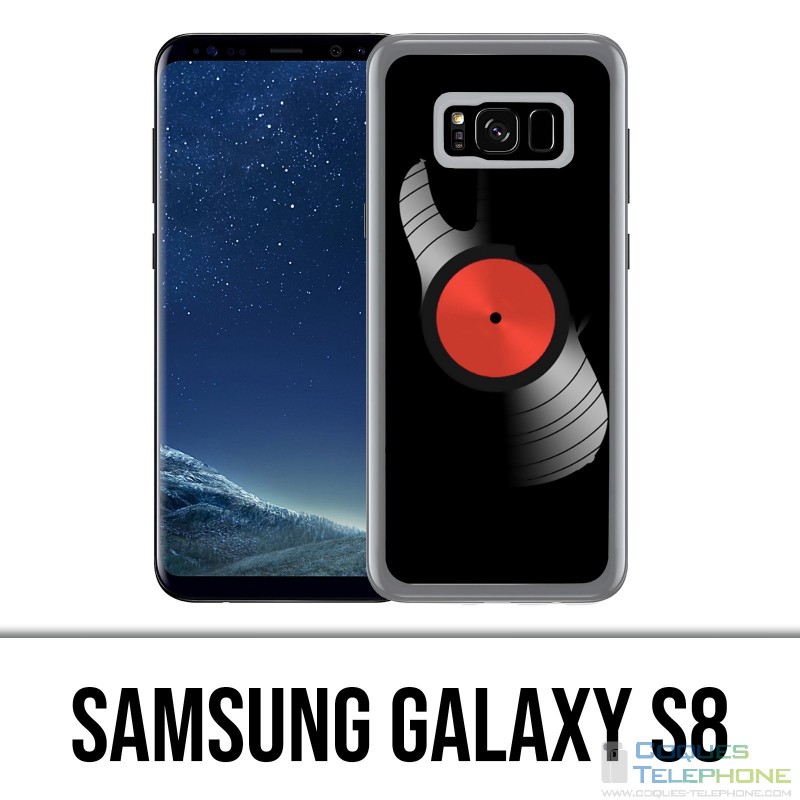 Samsung Galaxy S8 Hülle - Schallplatte