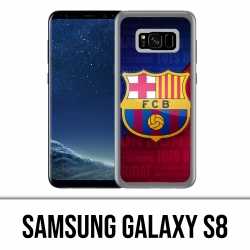 Coque Samsung Galaxy S8 - Football Fc Barcelone Logo