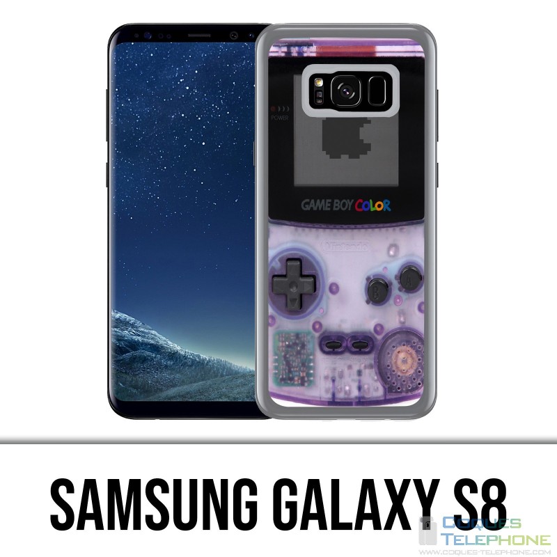 Carcasa Samsung Galaxy S8 - Game Boy Color Violeta