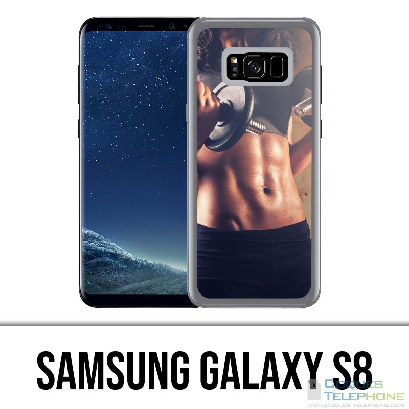 Samsung Galaxy S8 Hülle - Bodybuilding Girl