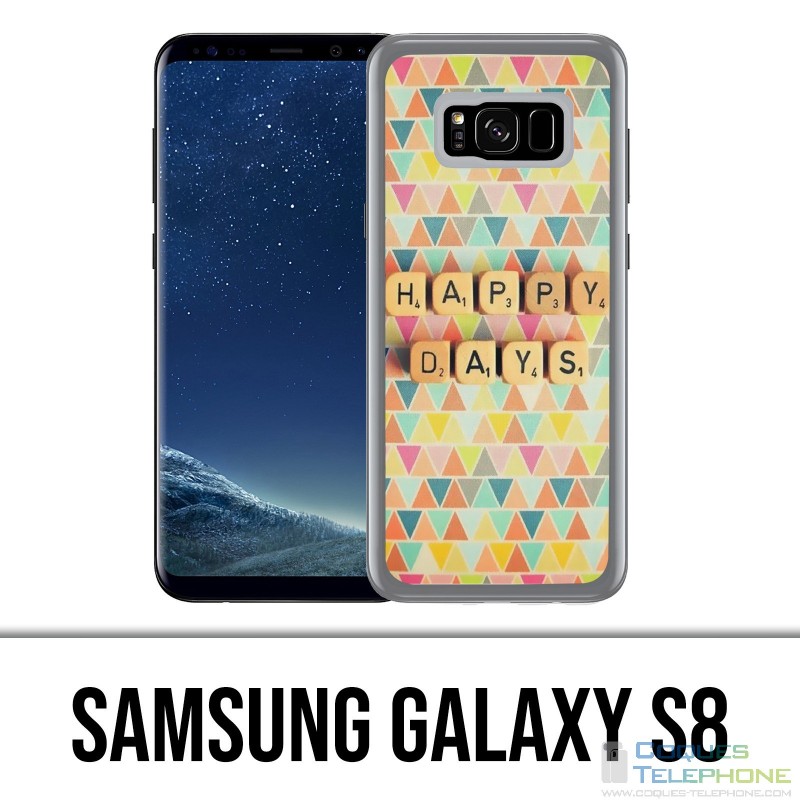 Samsung Galaxy S8 Hülle - Happy Days