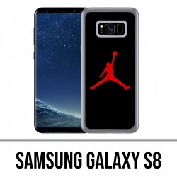 Custodia Samsung Galaxy S8 - Jordan Basketball Logo nera