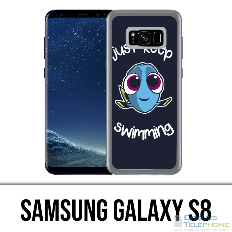 Coque Samsung Galaxy S8 - Just Keep Swimming