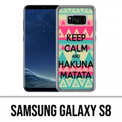 Samsung Galaxy S8 Hülle - Halten Sie ruhig Hakuna Mattata