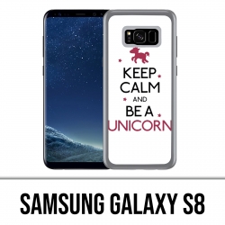 Carcasa Samsung Galaxy S8 - Keep Calm Unicorn Unicorn