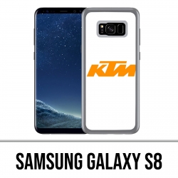 Coque Samsung Galaxy S8 - Ktm Logo Fond Blanc