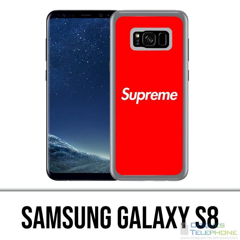 Samsung Galaxy S8 Hülle - Supreme Logo