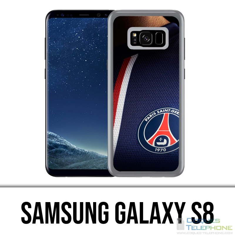 Custodia Samsung Galaxy S8 - Jersey blu Psg Paris Saint Germain