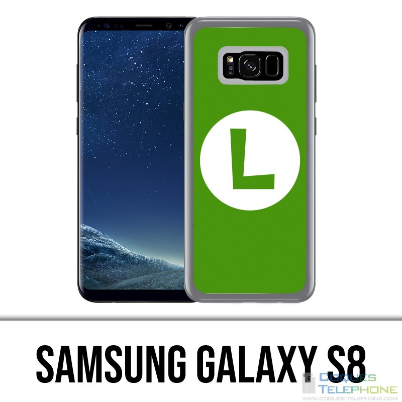 Coque Samsung Galaxy S8 - Mario Logo Luigi