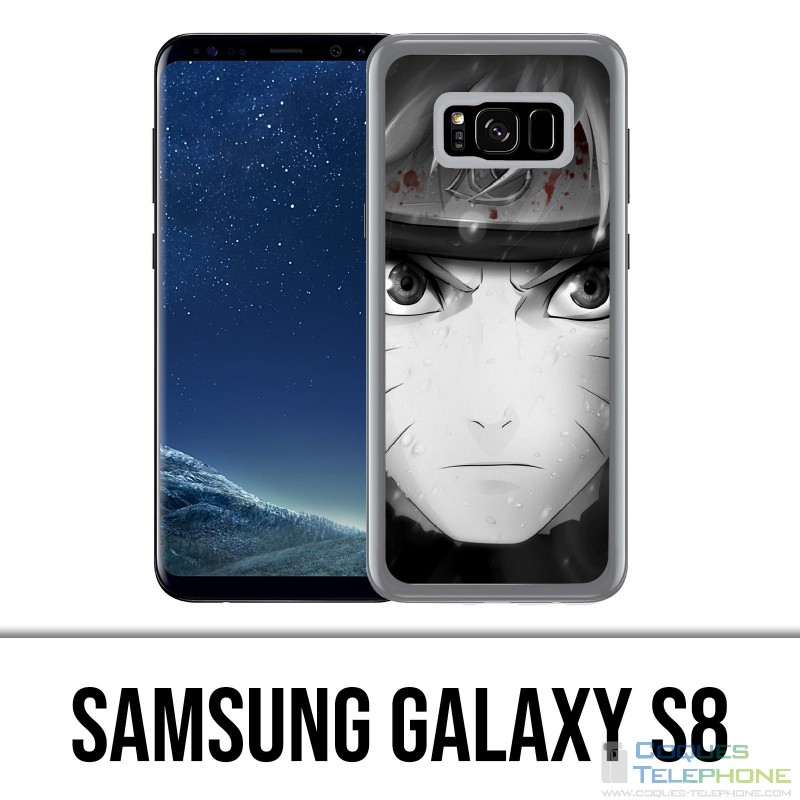 Carcasa Samsung Galaxy S8 - Naruto en blanco y negro