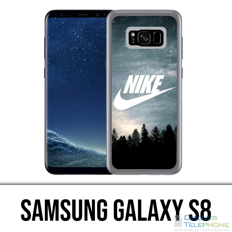 Funda Samsung Galaxy S8 - Nike Logo Wood