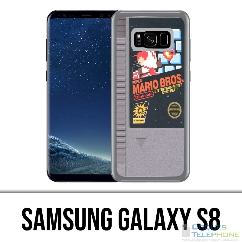 Carcasa Samsung Galaxy S8 - Cartucho Nintendo Nes Mario Bros