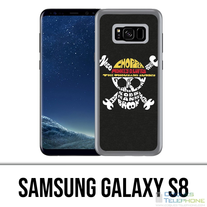 Carcasa Samsung Galaxy S8 - Logotipo de One Piece