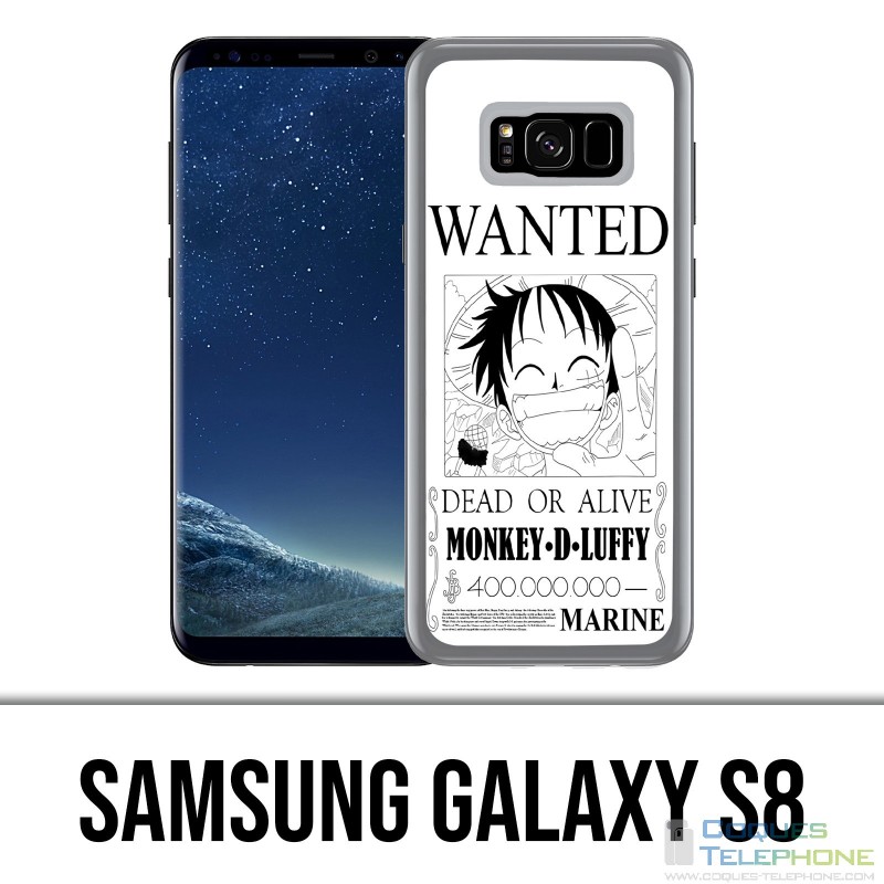 Carcasa Samsung Galaxy S8 - One Piece Wanted Luffy