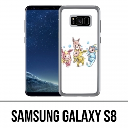 Coque Samsung Galaxy S8 - Pokémon bébé Evoli évolution