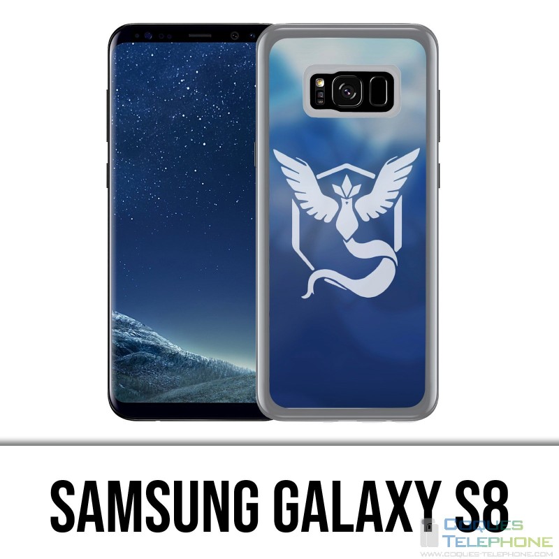 Custodia Samsung Galaxy S8 - Pokemon Go Team Blue Grunge