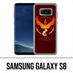 Carcasa Samsung Galaxy S8 - Pokemon Go Team Rojo Grunge