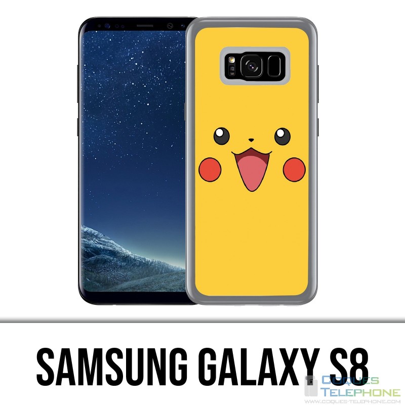 Carcasa Samsung Galaxy S8 - Tarjeta de identificación Pokémon Pikachu