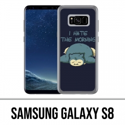 Custodia Samsung Galaxy S8 - Pokemon Ronflex Hate Morning