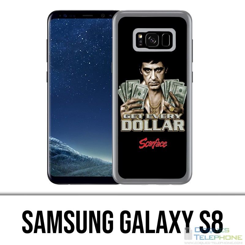 Carcasa Samsung Galaxy S8 - Scarface Obtenga dólares