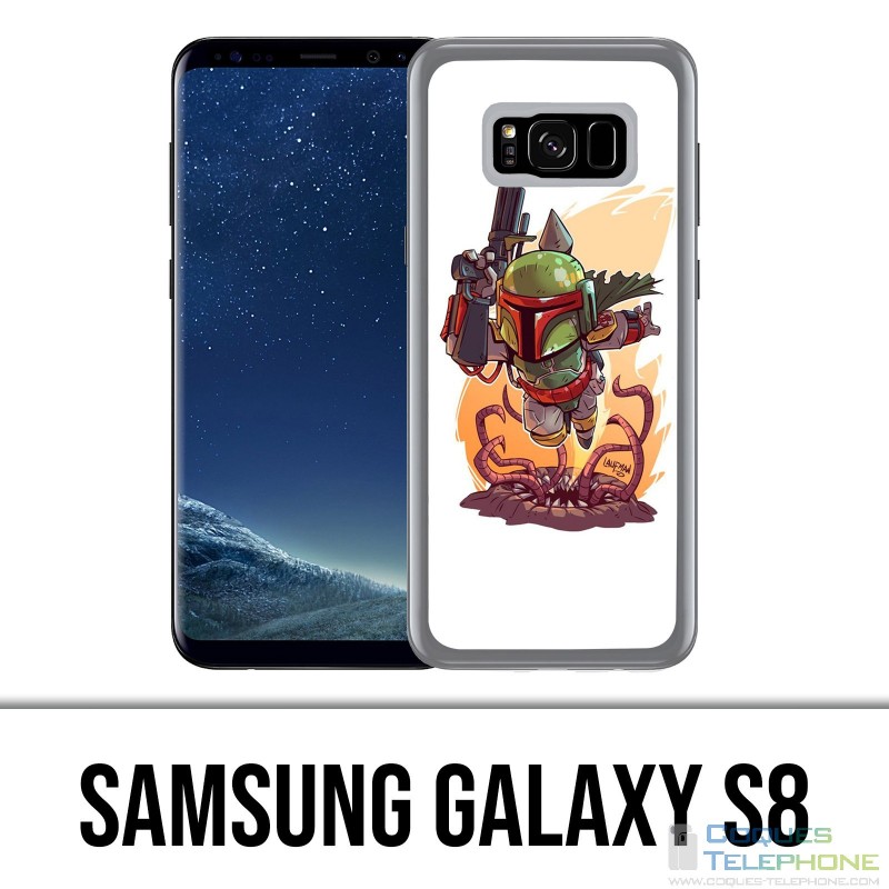 Coque Samsung Galaxy S8 - Star Wars Boba Fett Cartoon