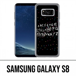 Carcasa Samsung Galaxy S8 - Alfabeto de cosas extrañas