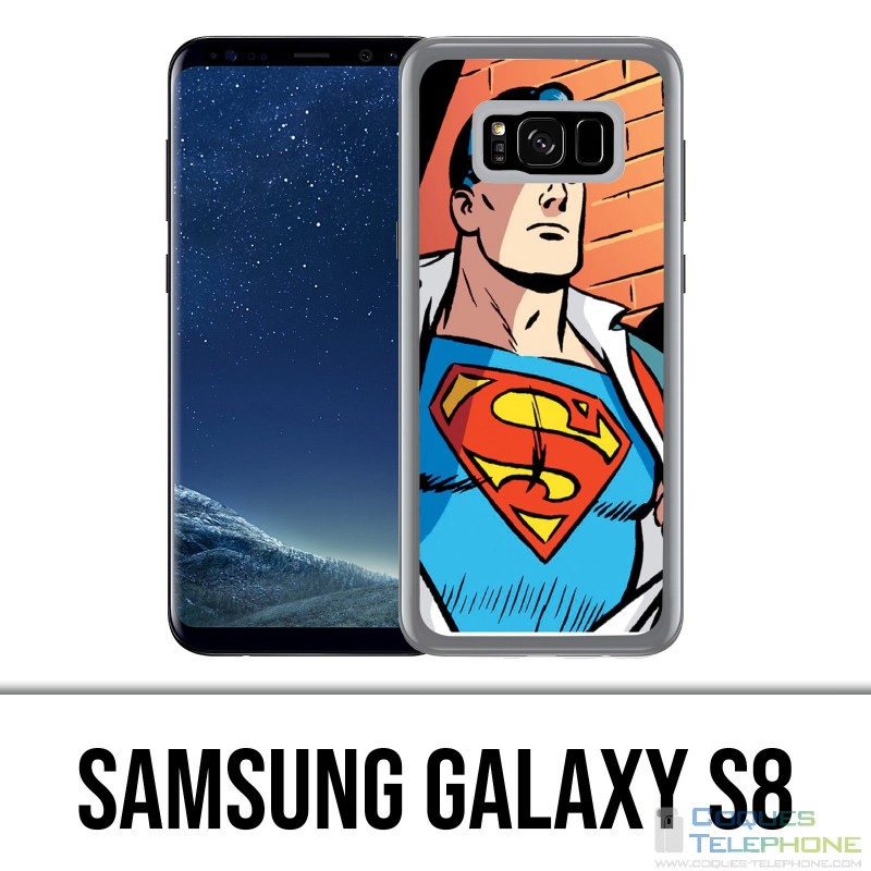 Custodia per Samsung Galaxy S8 - Superman Comics