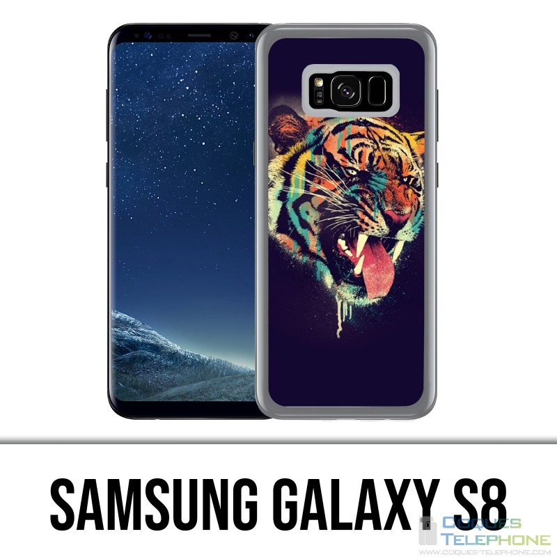 Carcasa Samsung Galaxy S8 - Pintura Tigre