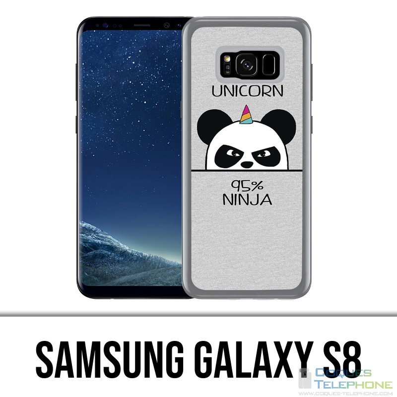 Samsung Galaxy S8 Hülle - Unicorn Ninja Panda Unicorn